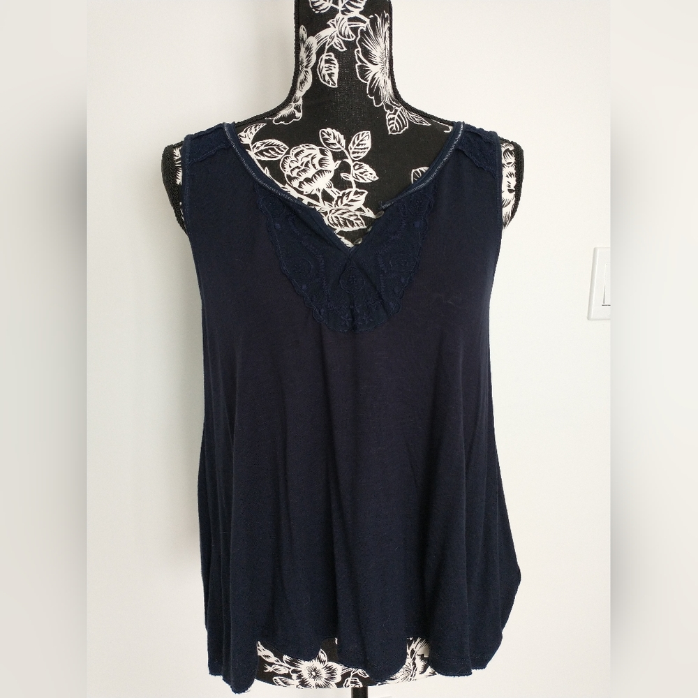 Aeropostale Navy Sleeveless Top